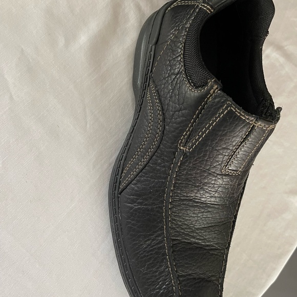 Clarks collections Black slip on mens size 9.5 loafer - Picture 7 of 8